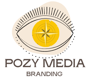 Pozy Media Branding Logo